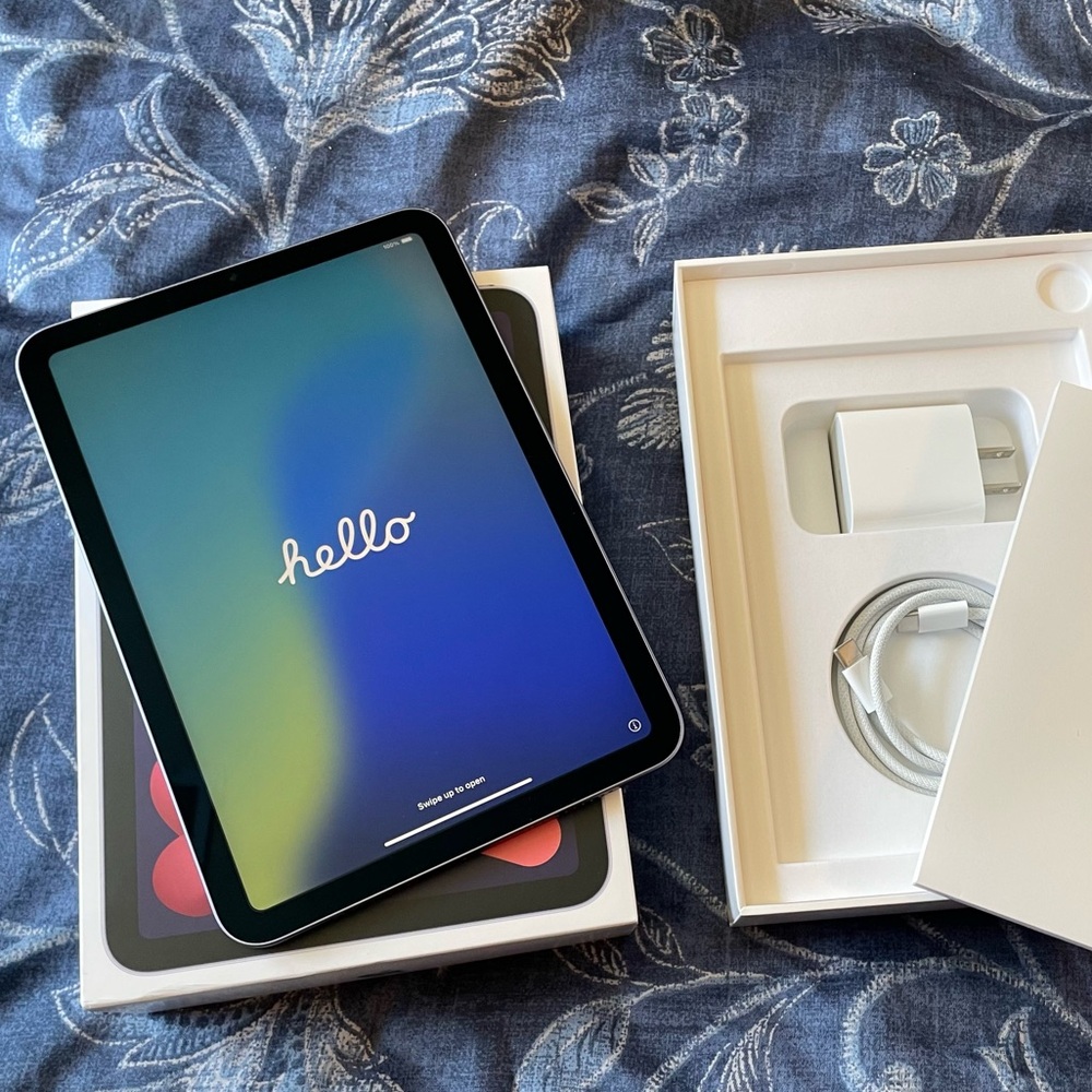 Apple iPad Mini 6 Gen 64GB WiFi-Only Purple Eligible for AppleCare+ renewal